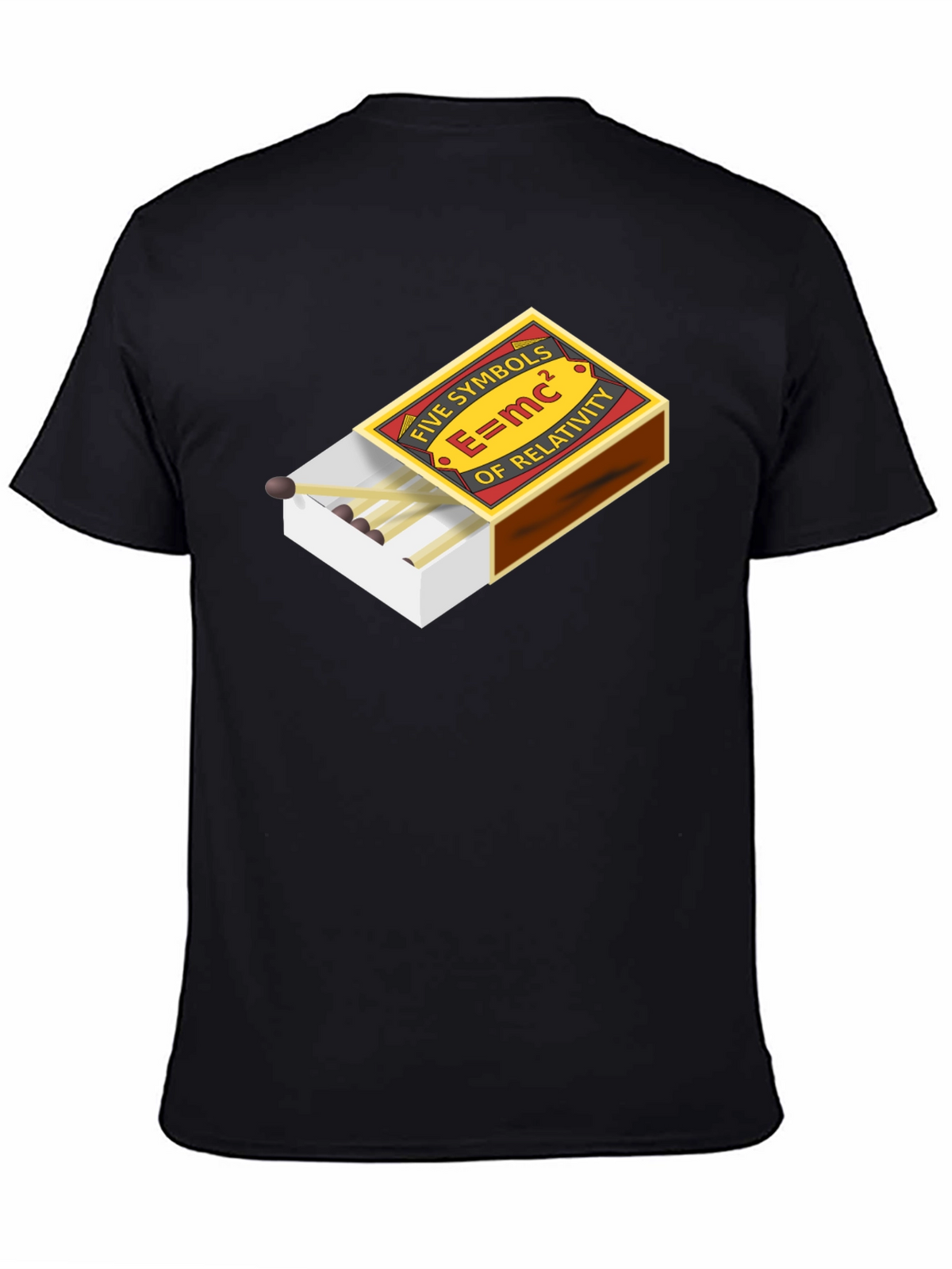 E=mc² Five Symbols of Relativity Graphic T-Shirt
