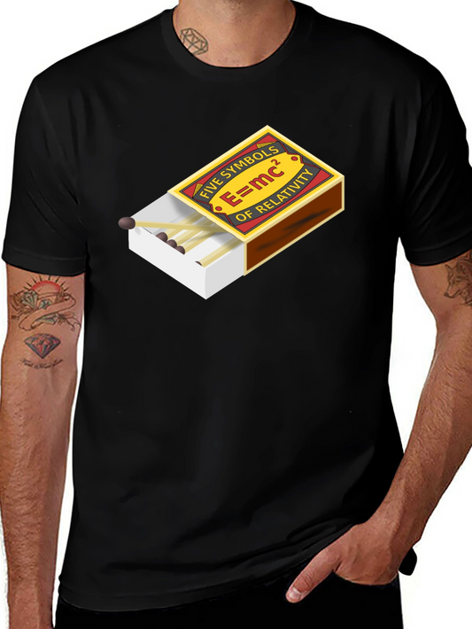 E=mc² Five Symbols of Relativity Graphic T-Shirt