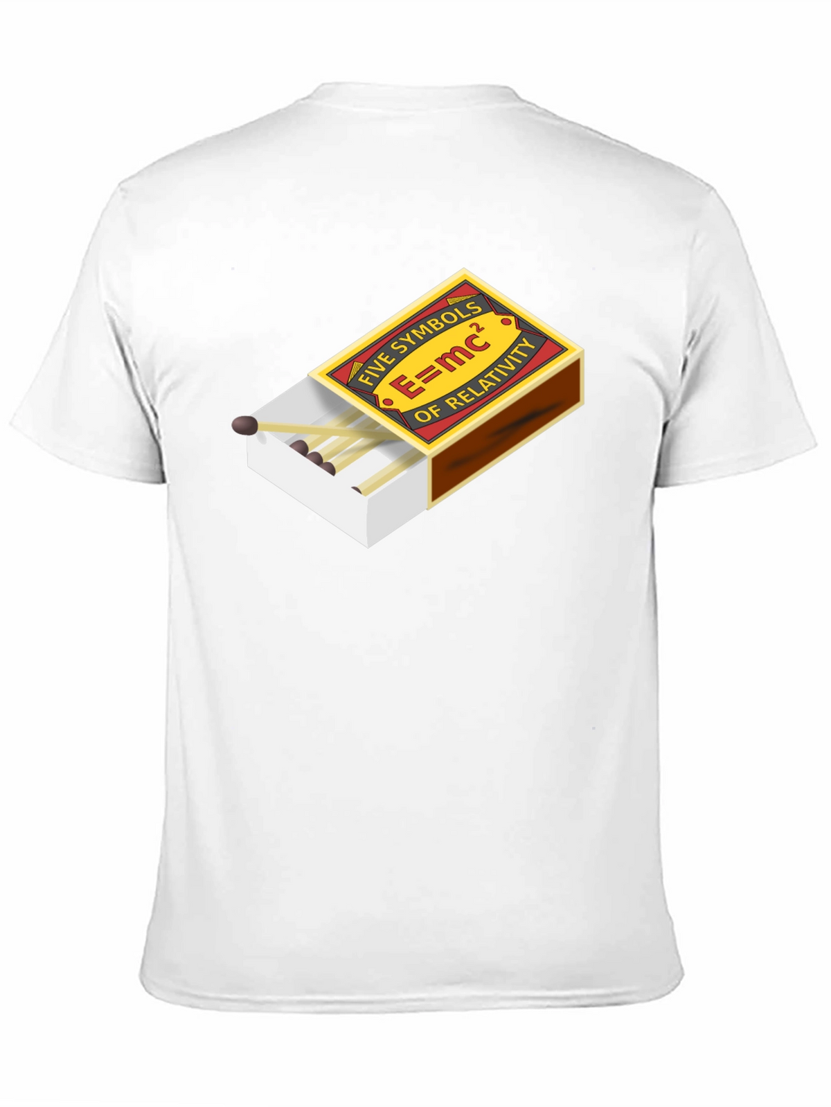 E=mc² Five Symbols of Relativity Graphic T-Shirt