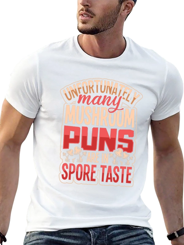 Mushroom Pun T-Shirt: Spore Taste Design