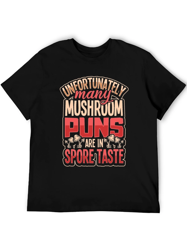 Mushroom Pun T-Shirt: Spore Taste Design