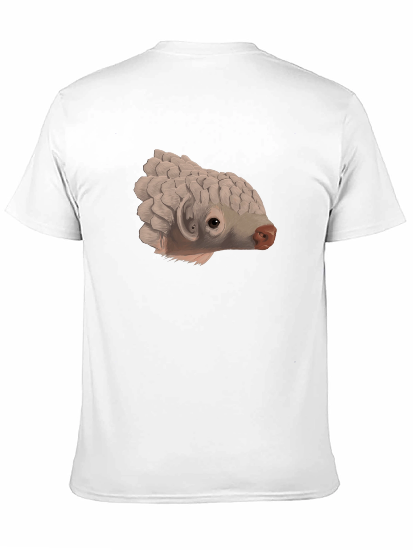 Unique Pangolin Graphic Black T-Shirt