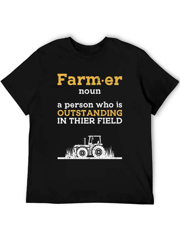 Farmer Definition Graphic Tee - Outstanding in Their Field