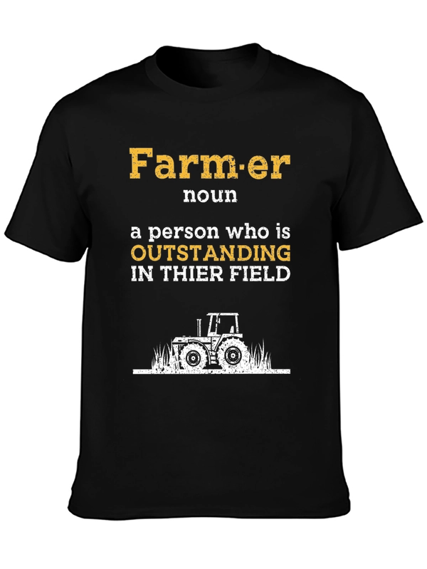 Farmer Definition Graphic Tee - Outstanding in Their Field