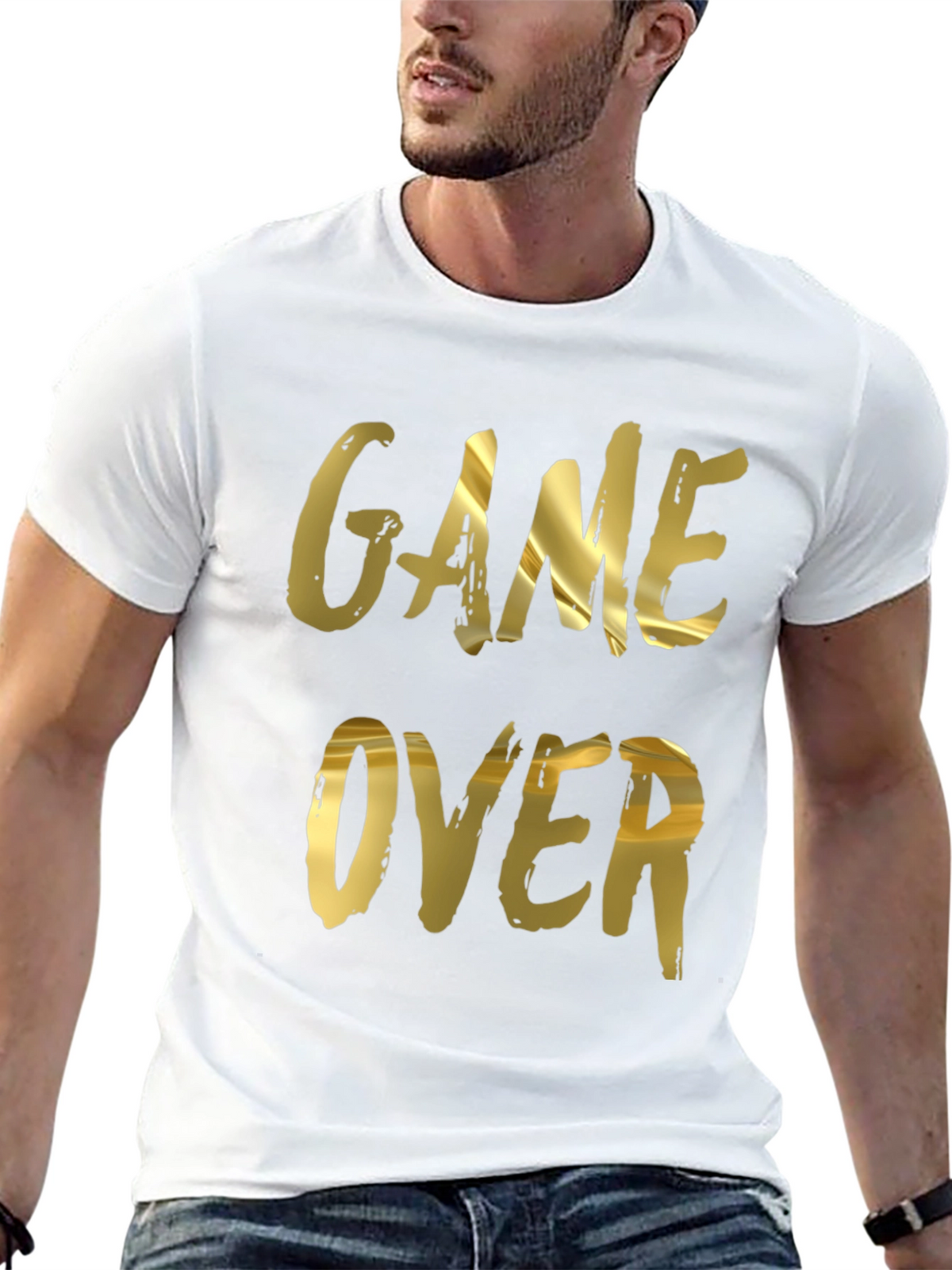 Game Over Graphic T-Shirt - Gildan