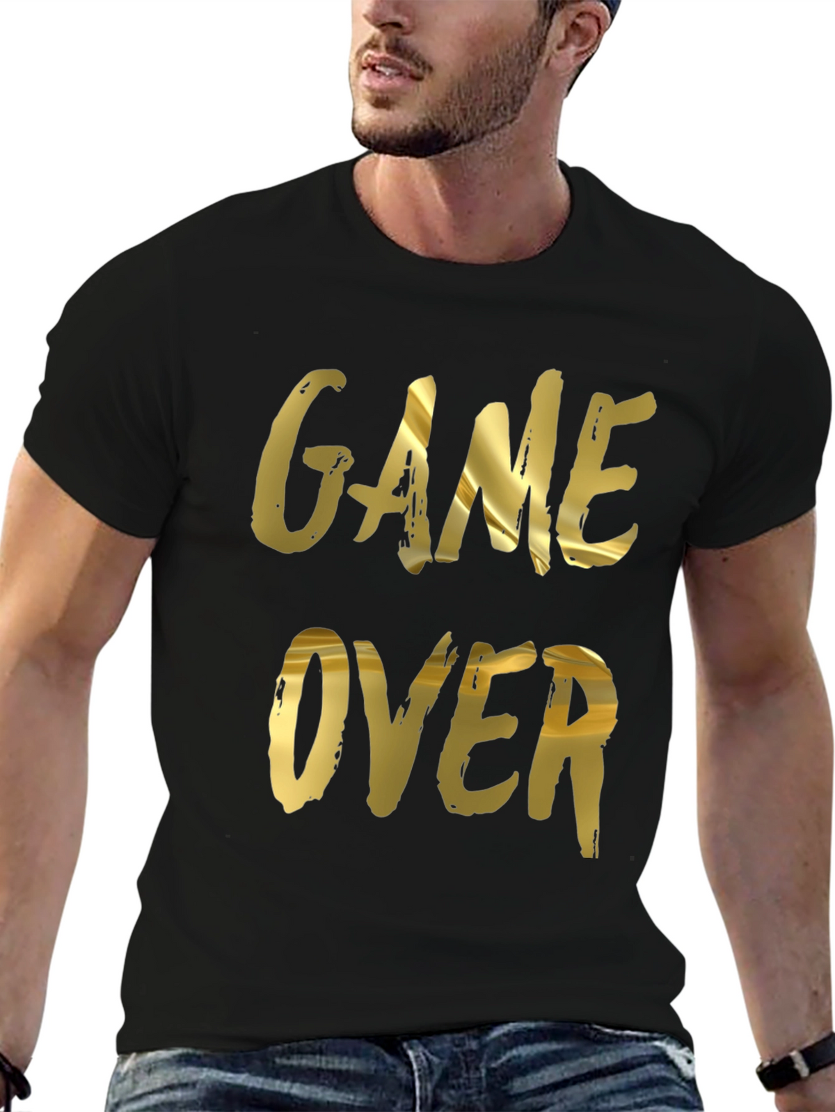 Game Over Graphic T-Shirt - Gildan