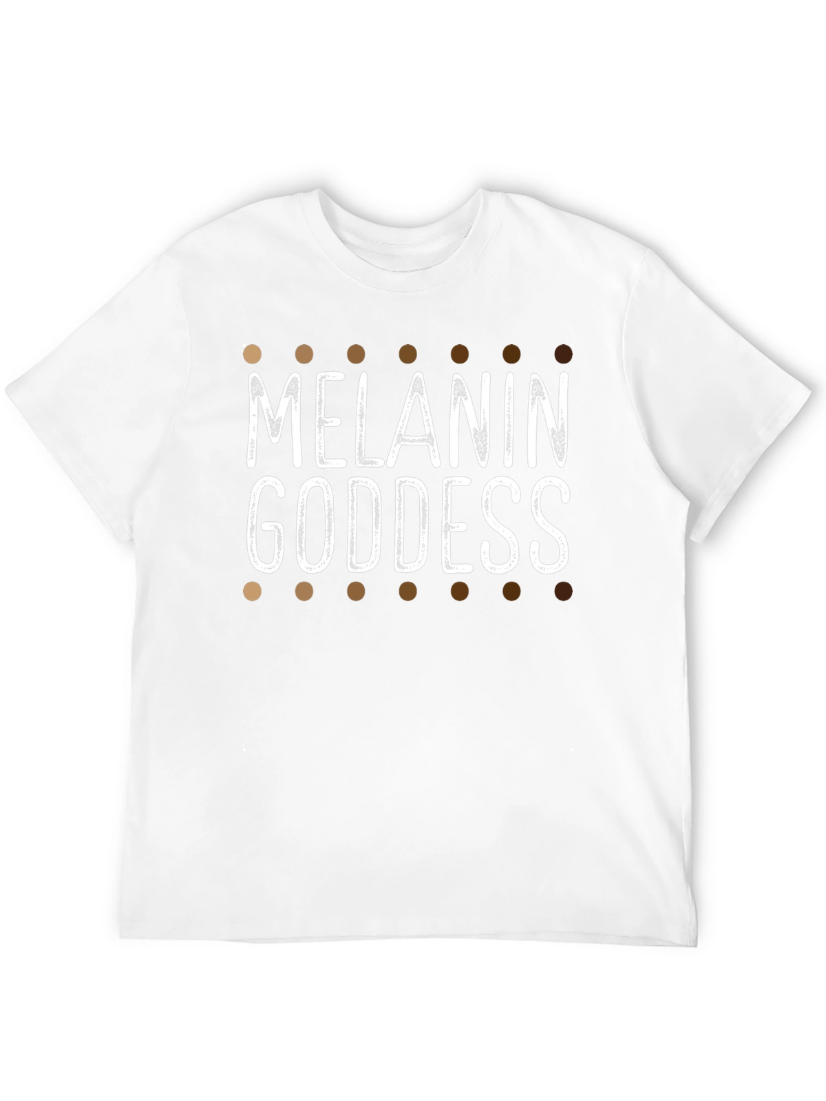 Melanin Goddess T-Shirt Black Cotton Blend