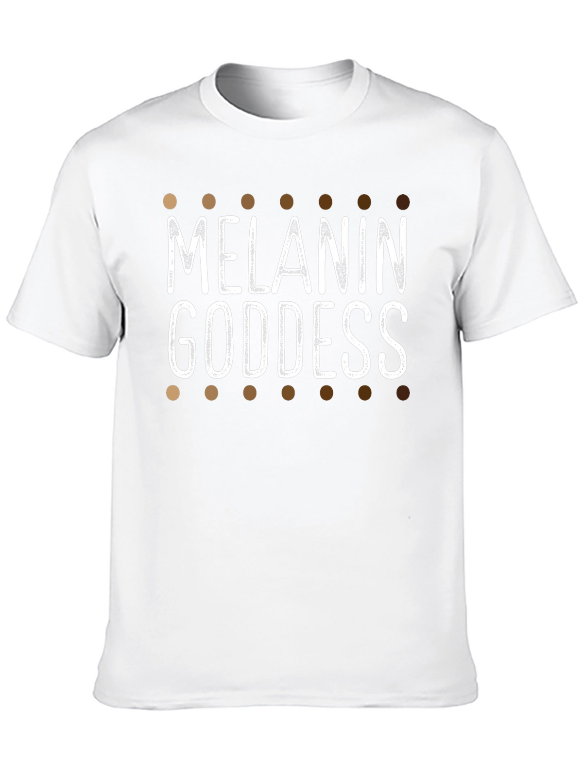 Melanin Goddess T-Shirt Black Cotton Blend