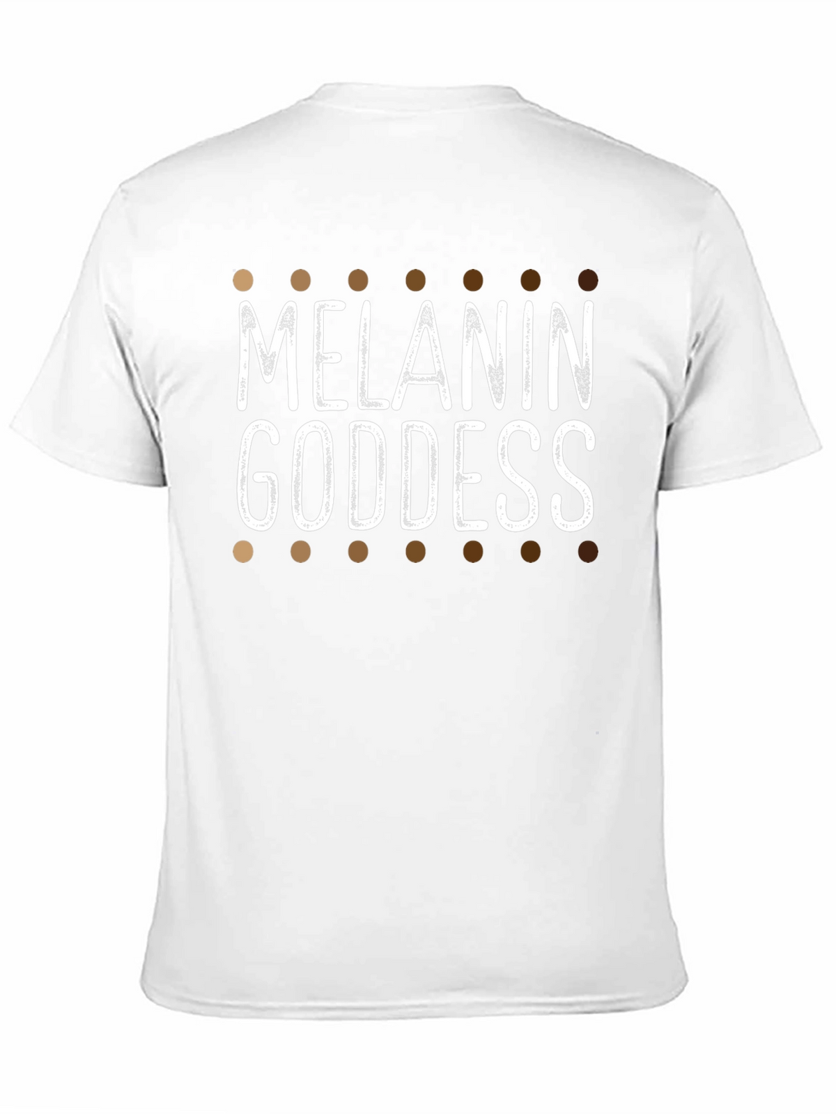 Melanin Goddess T-Shirt Black Cotton Blend
