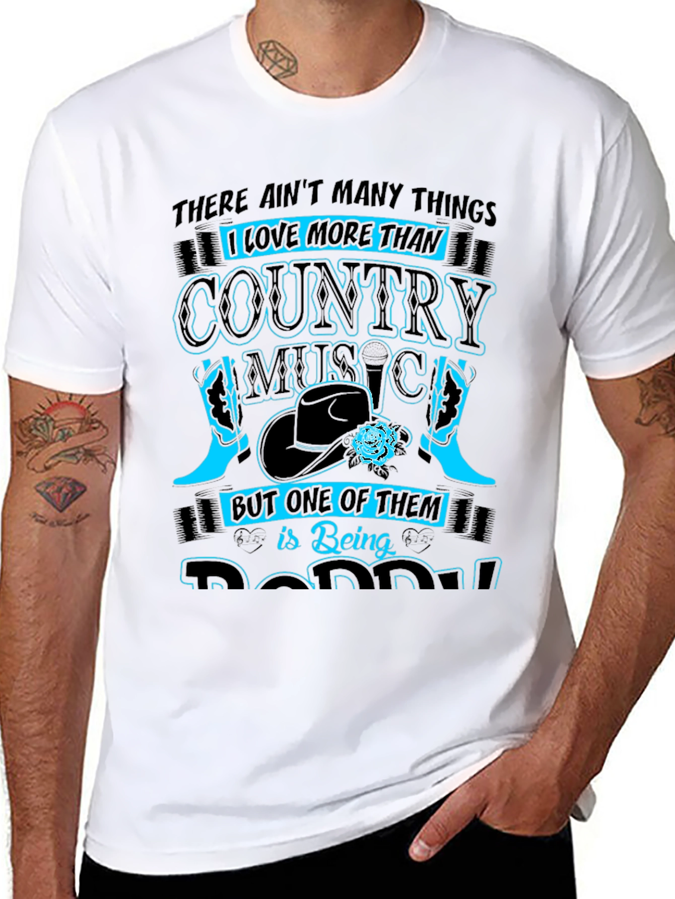 Country Music & Daddy T-Shirt