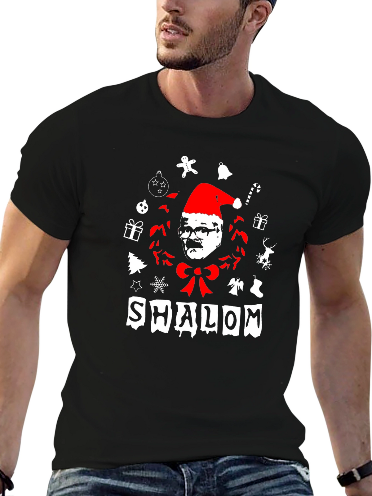 Shalom Holiday T-Shirt - Festive Graphic Tee