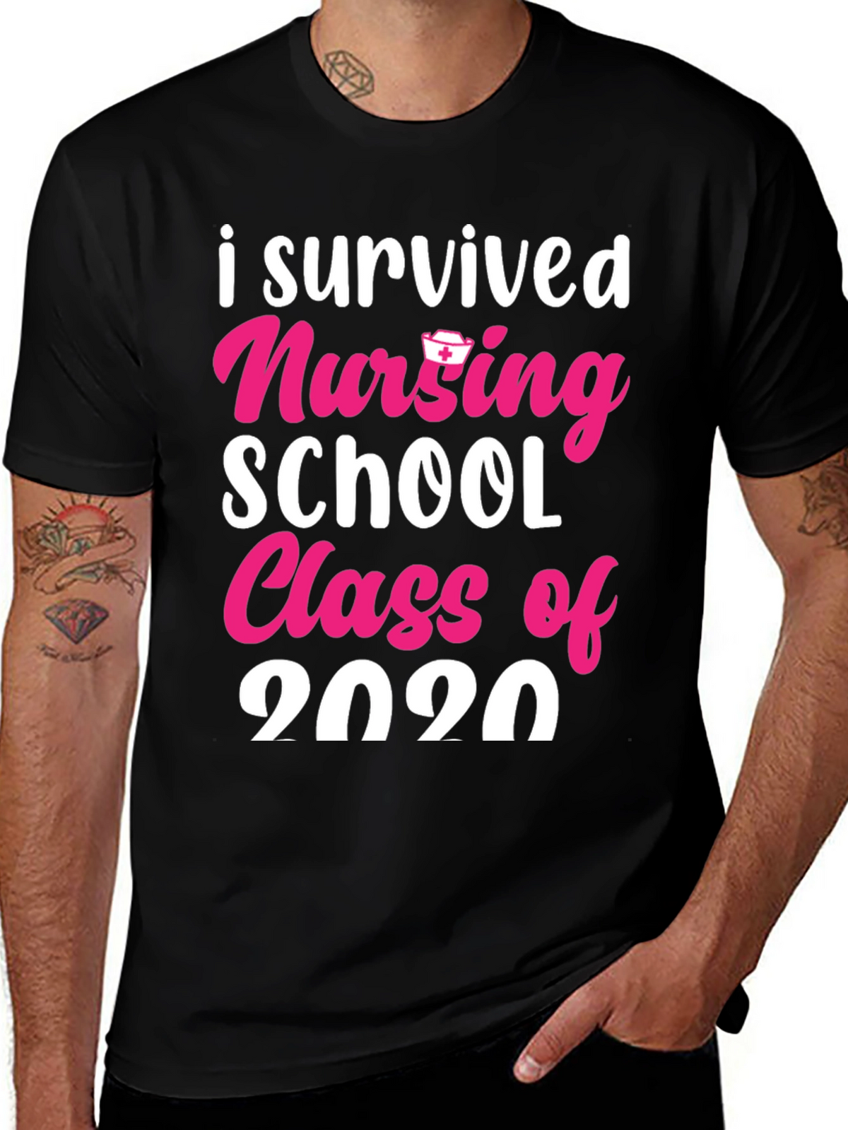 I Survived Nursing School Class of 2020 T-Shirt