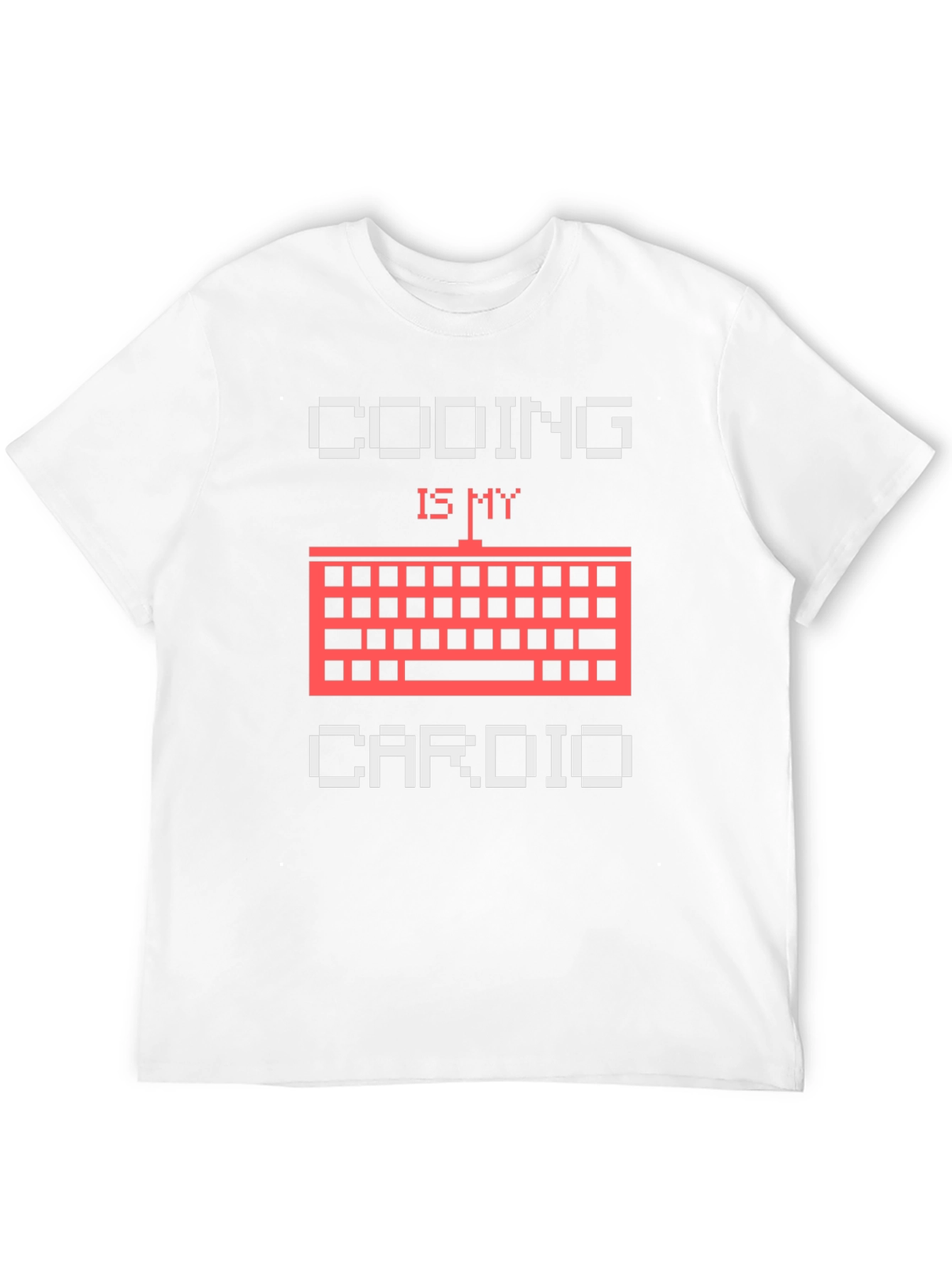 Coding is My Cardio Black T-Shirt