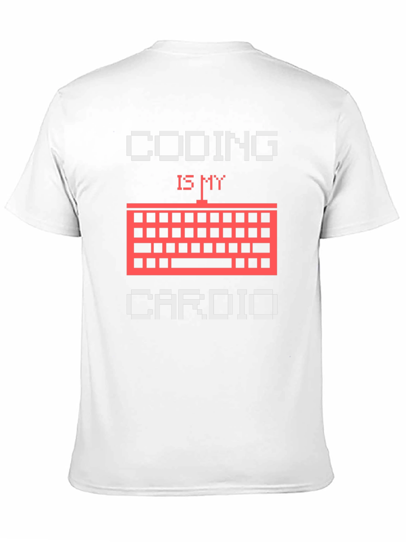Coding is My Cardio Black T-Shirt