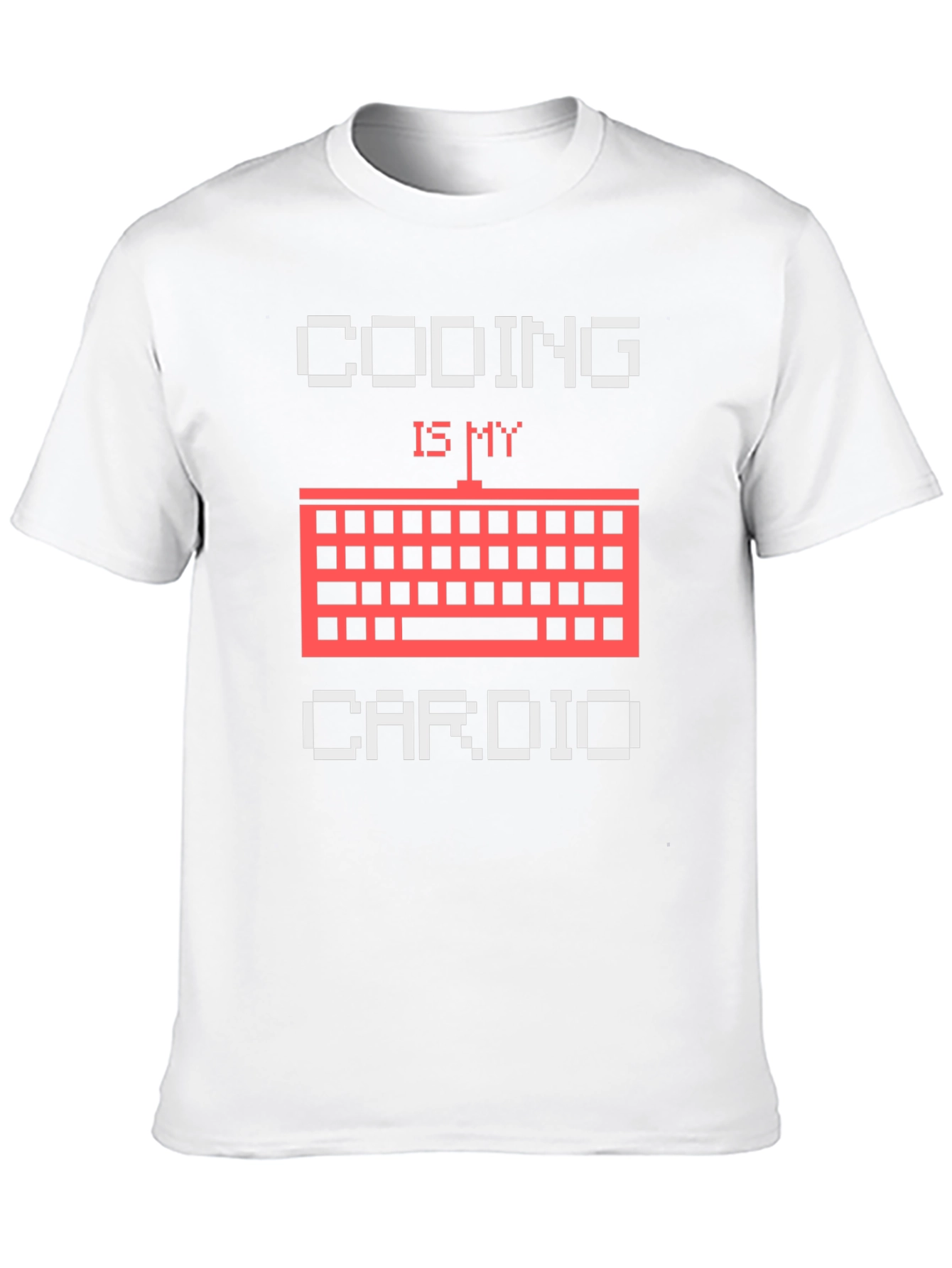 Coding is My Cardio Black T-Shirt