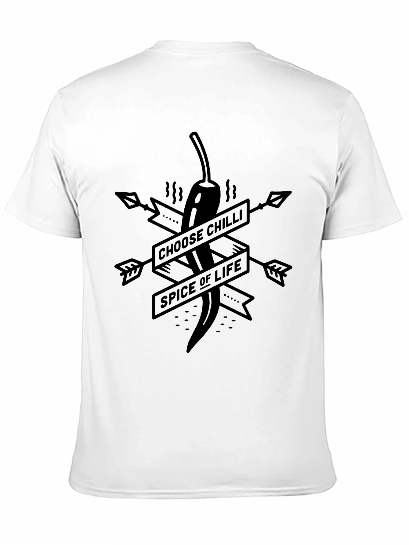 Choose Chilli Spice of Life T-Shirt - Black