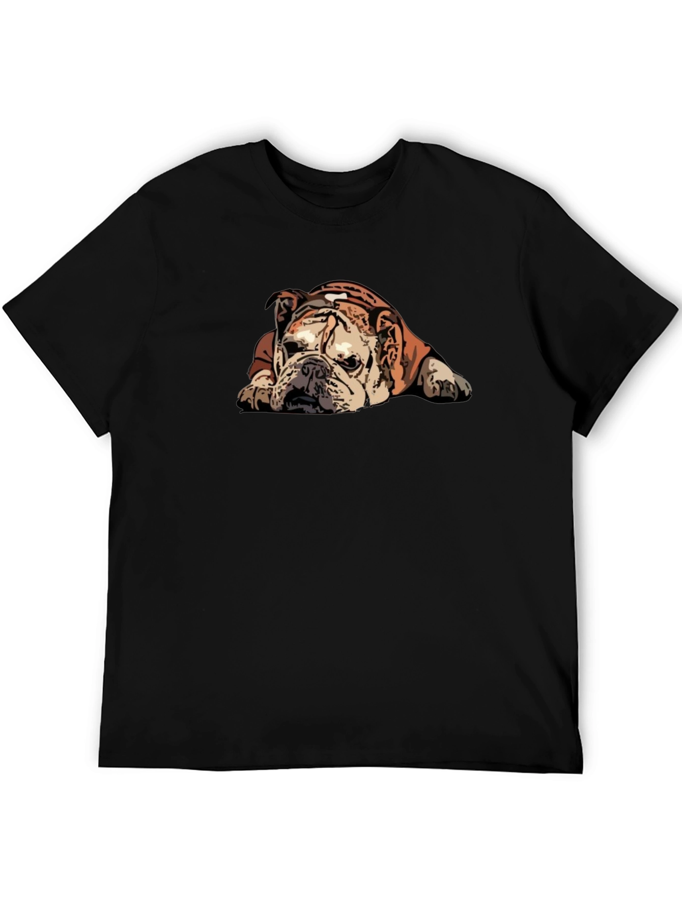Bulldog Graphic T-Shirt - Relaxed Fit