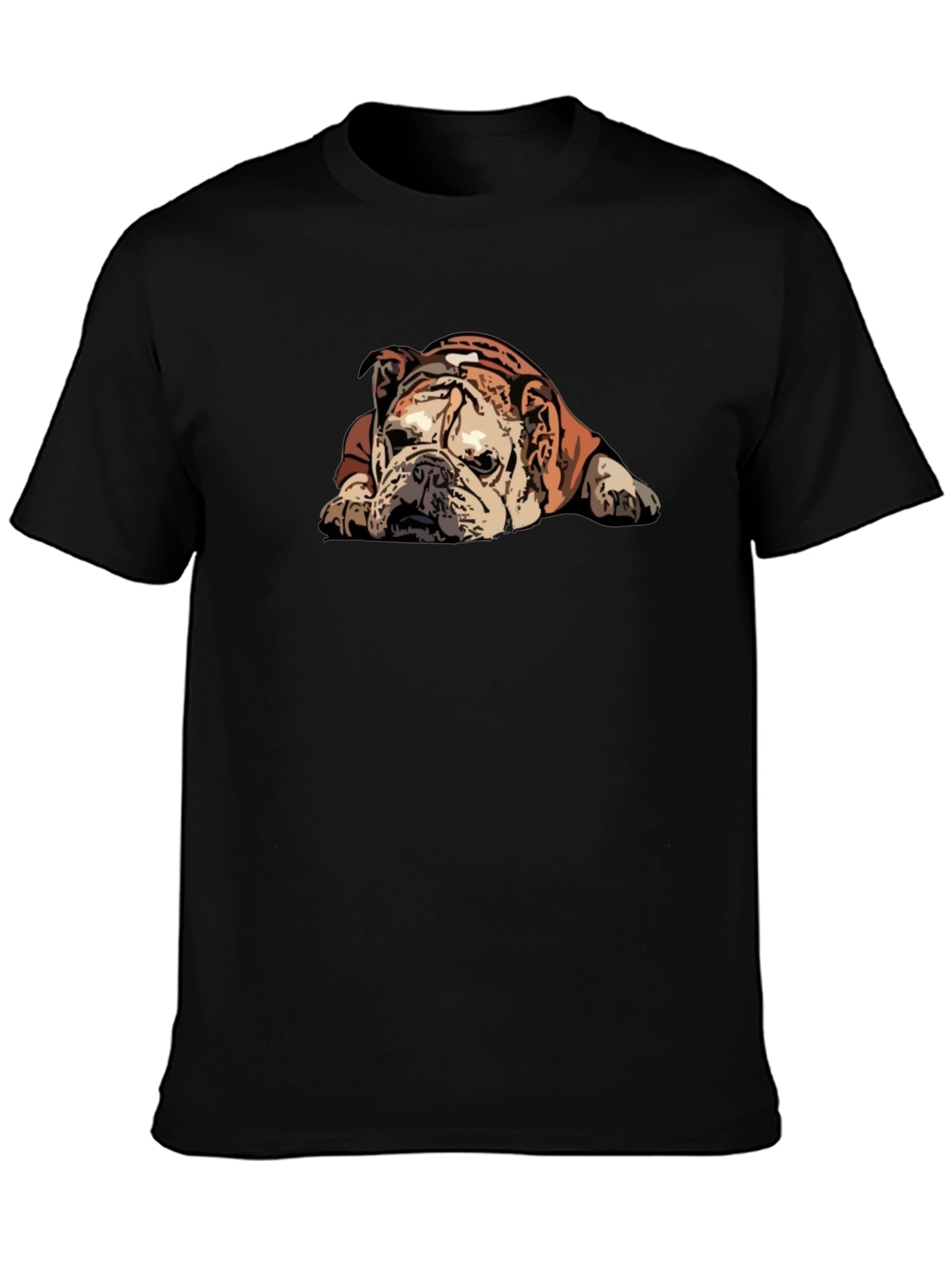 Bulldog Graphic T-Shirt - Relaxed Fit