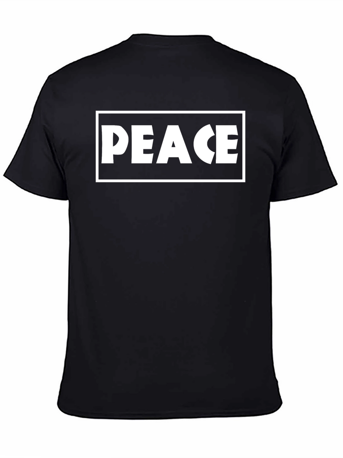 Peace Graphic Tee - Mens Black Short Sleeve