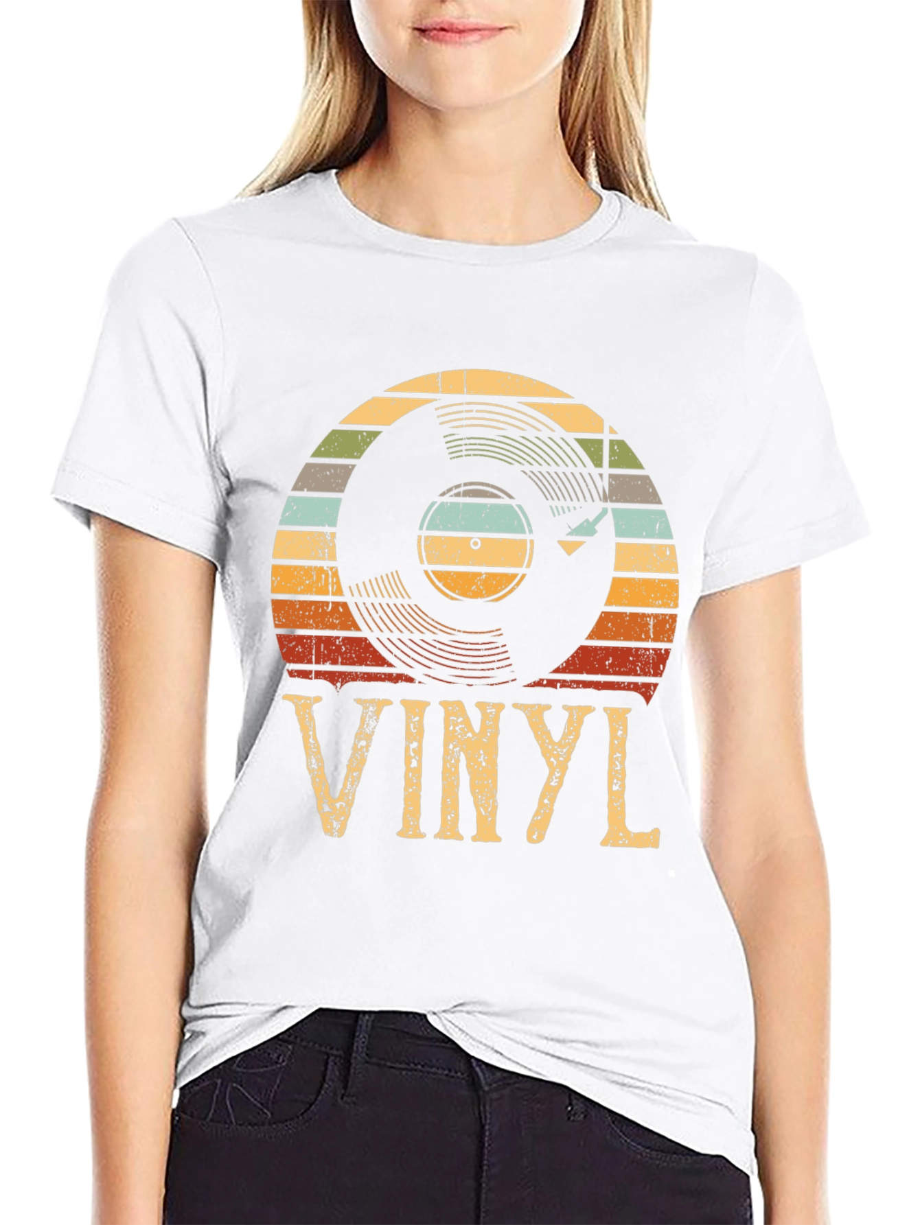 Retro Vinyl Record T-Shirt