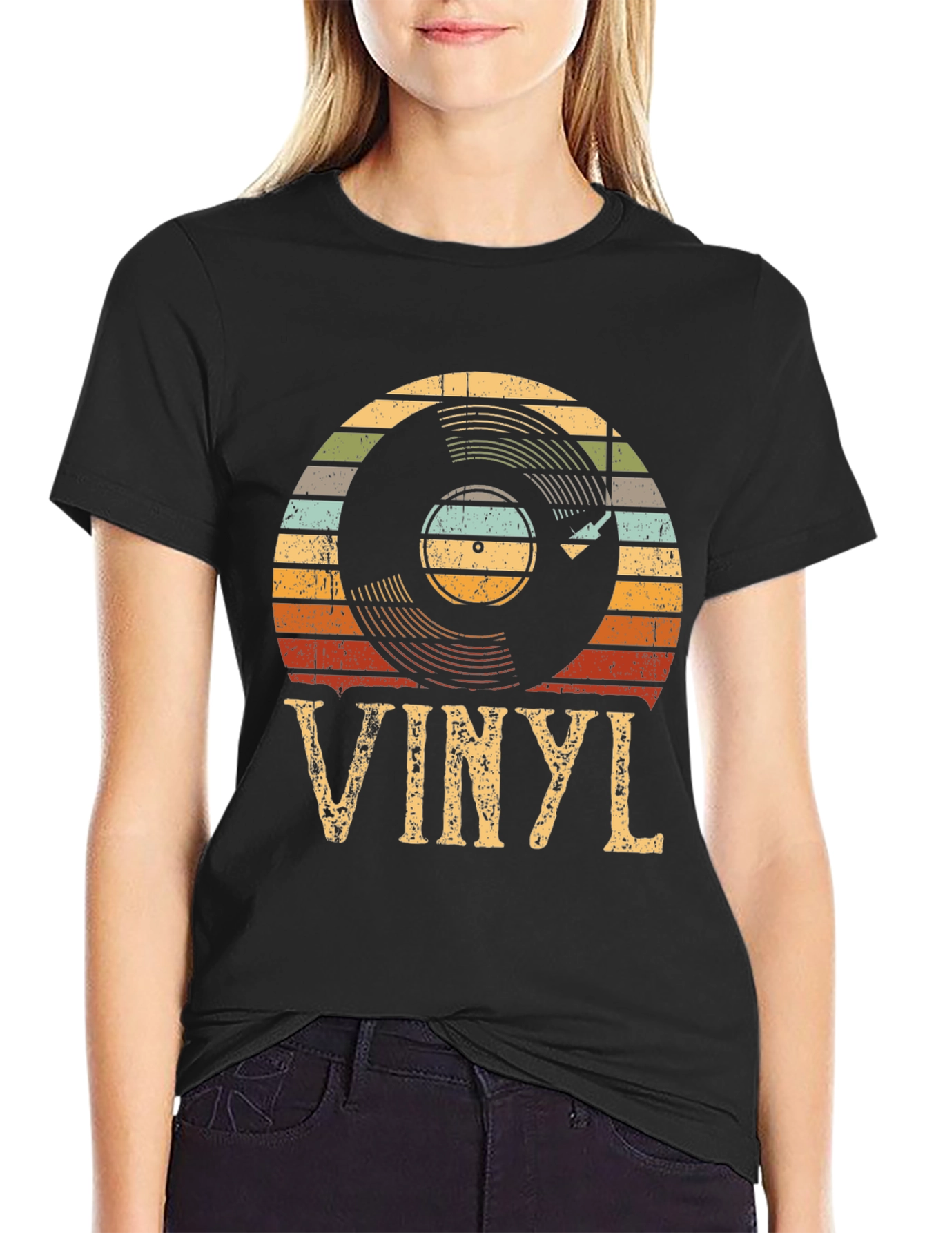 Retro Vinyl Record T-Shirt