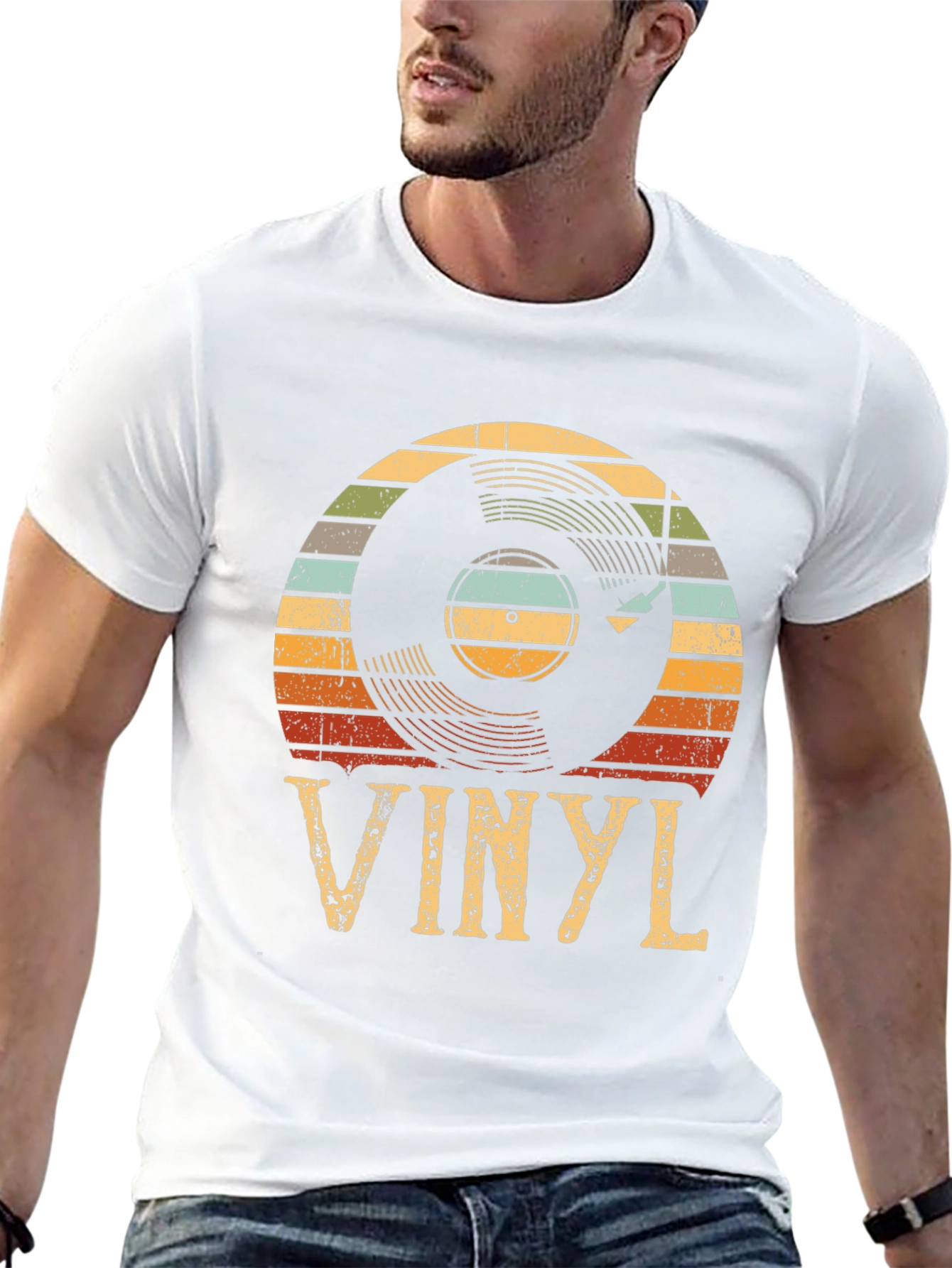 Retro Vinyl Record T-Shirt