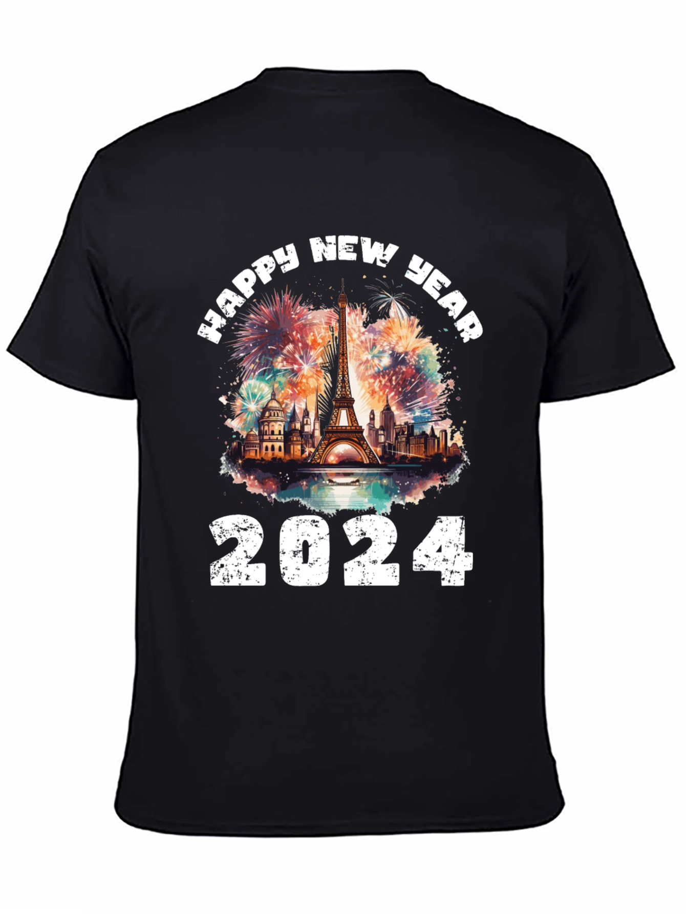 Happy New Year 2024 Paris T-Shirt