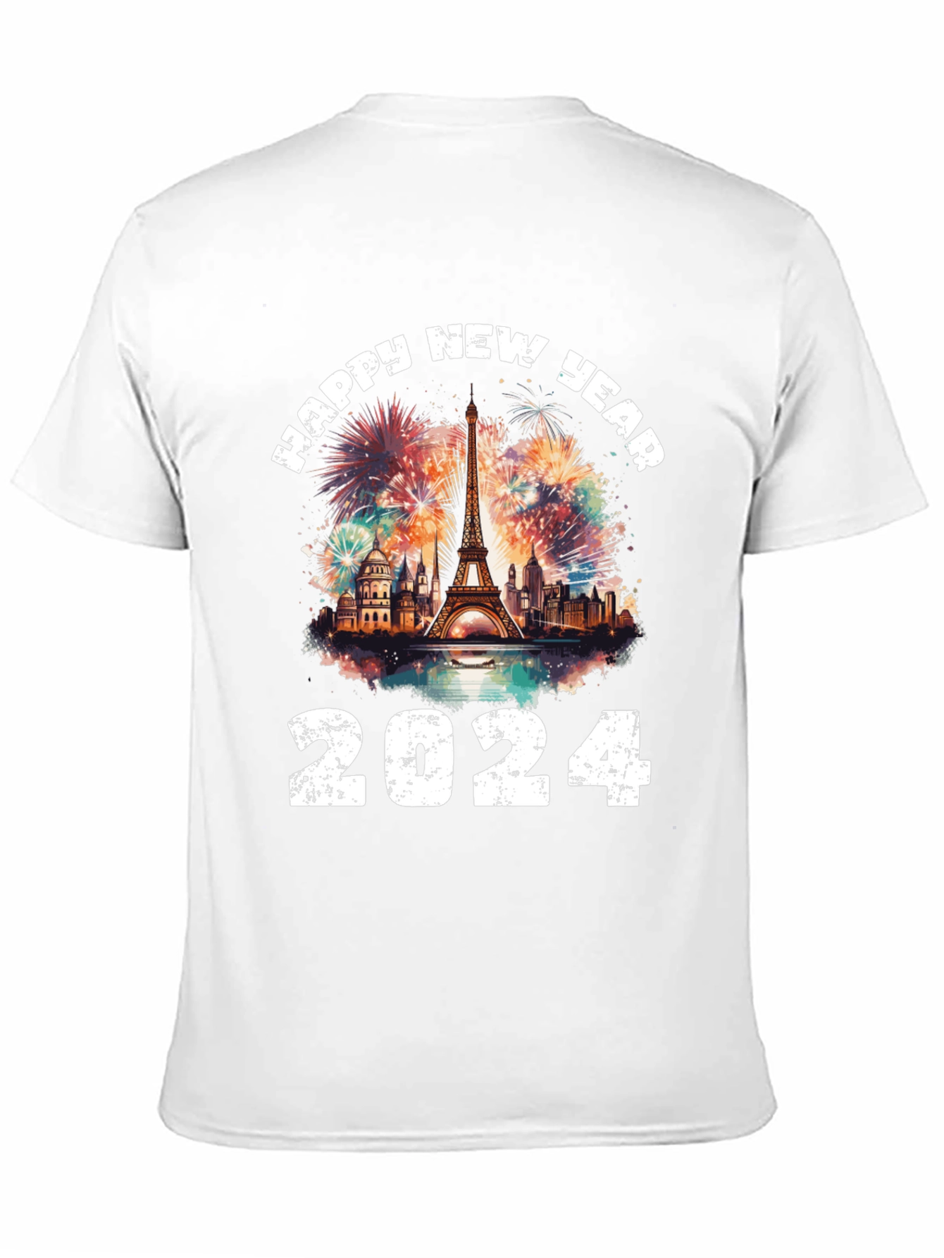Happy New Year 2024 Paris T-Shirt
