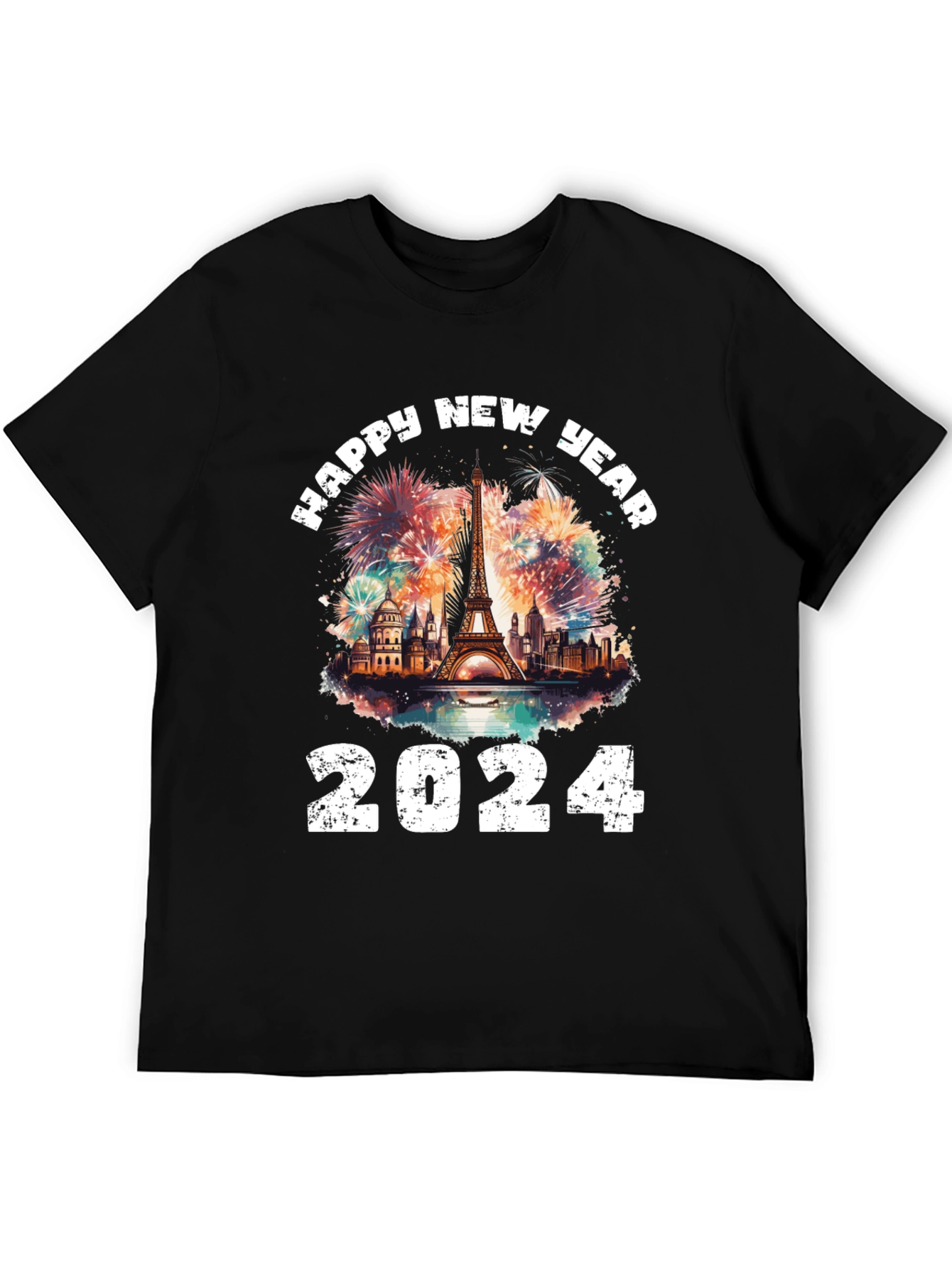 Happy New Year 2024 Paris T-Shirt