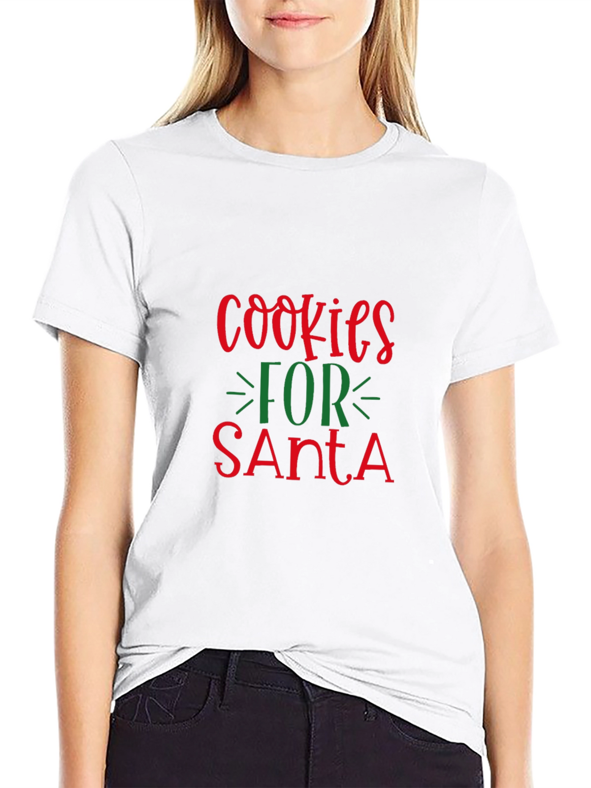 Cookies for Santa Christmas Graphic Tee