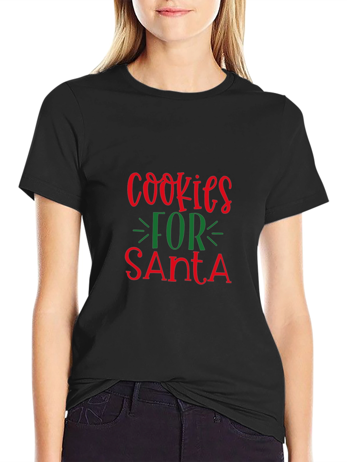 Cookies for Santa Christmas Graphic Tee