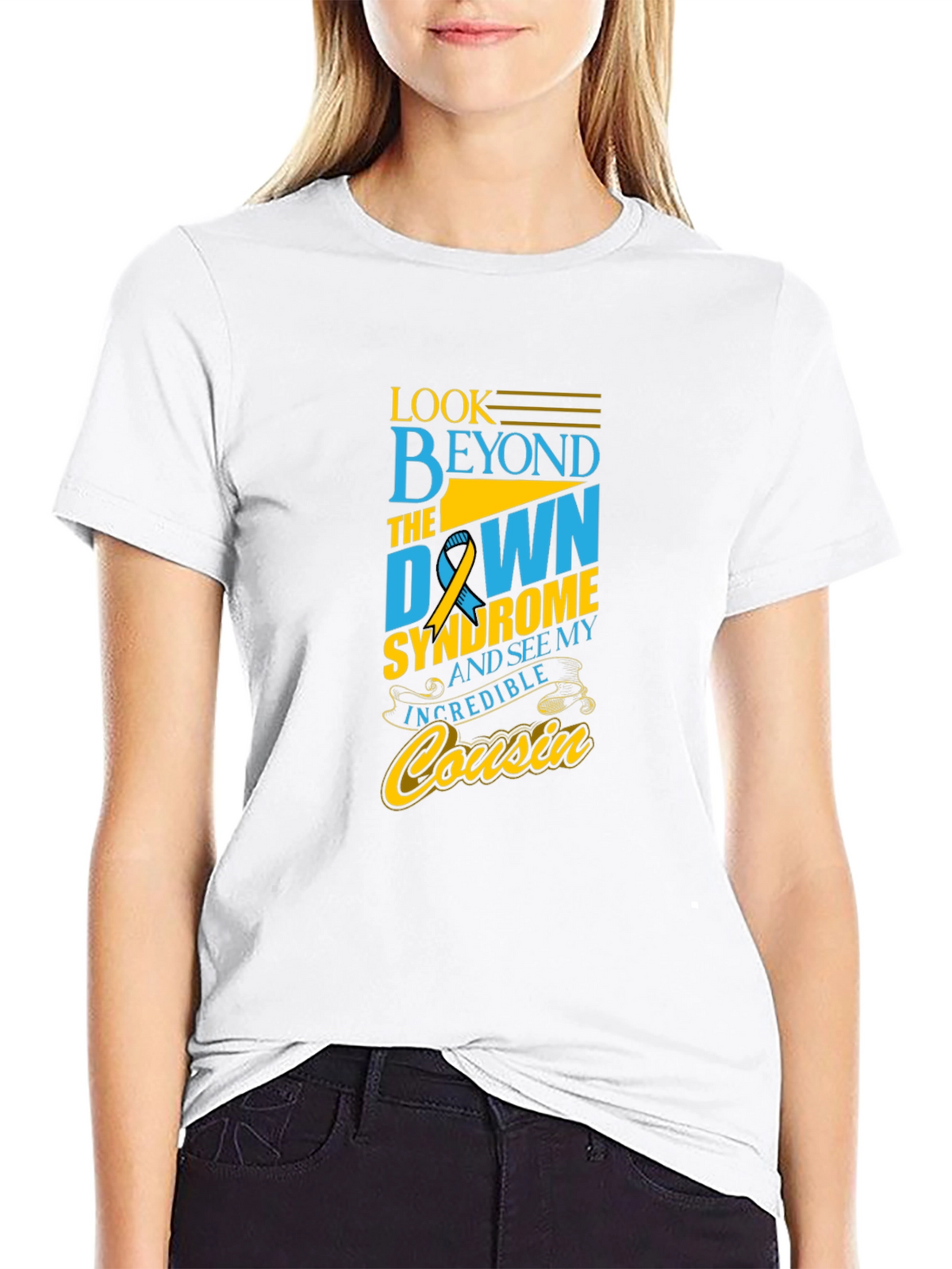 Down Syndrome Awareness Cousin T-Shirt