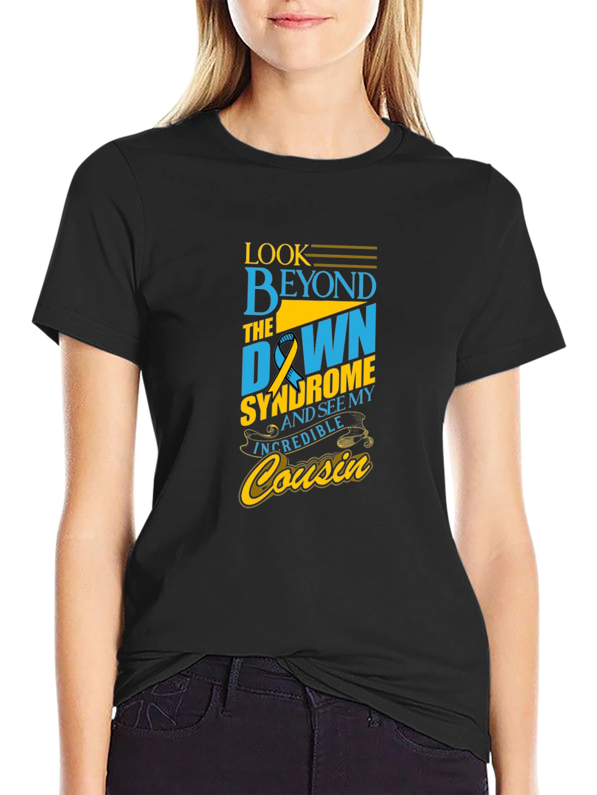 Down Syndrome Awareness Cousin T-Shirt