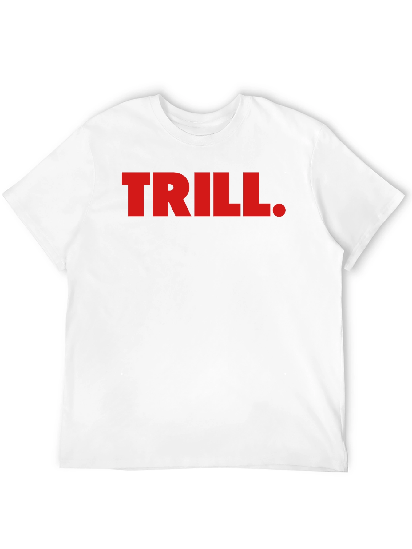 Trill Graphic Tee - Bold Red Print