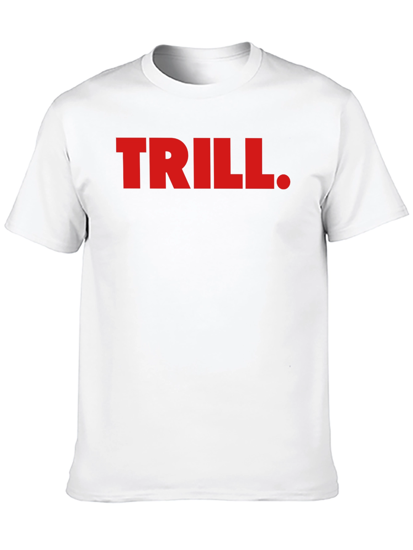 Trill Graphic Tee - Bold Red Print
