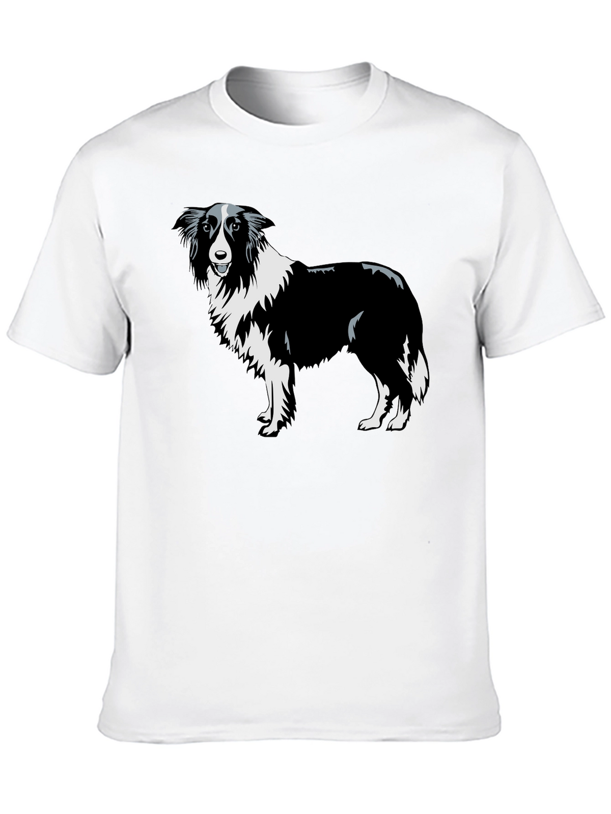 Border Collie Graphic Tee - Black