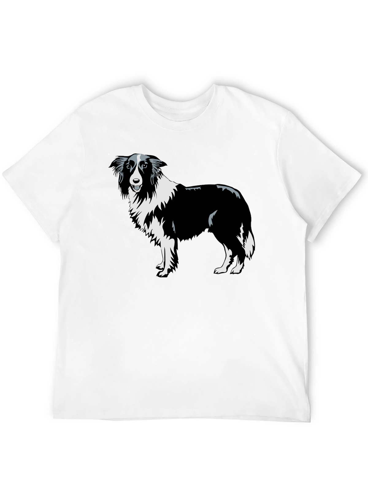Border Collie Graphic Tee - Black