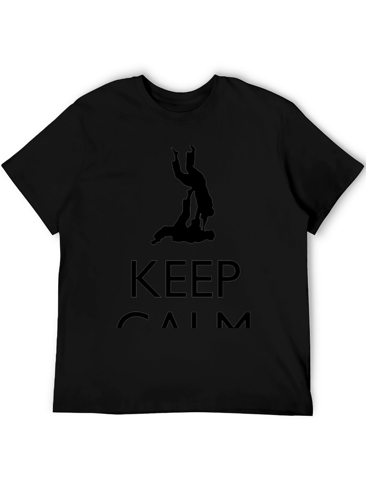 Keep Calm T-Shirt: Judo Silhouette Graphic Tee