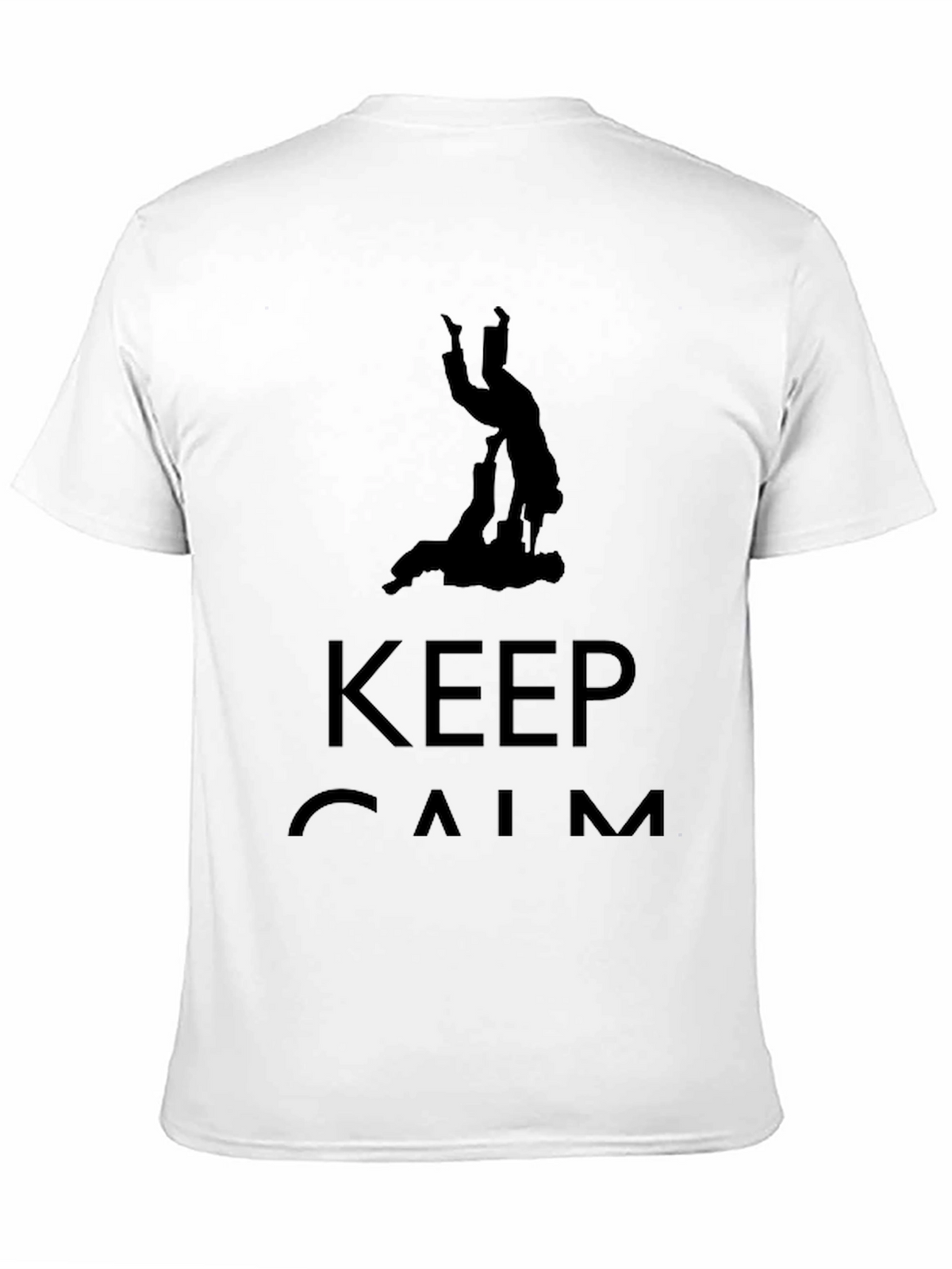 Keep Calm T-Shirt: Judo Silhouette Graphic Tee