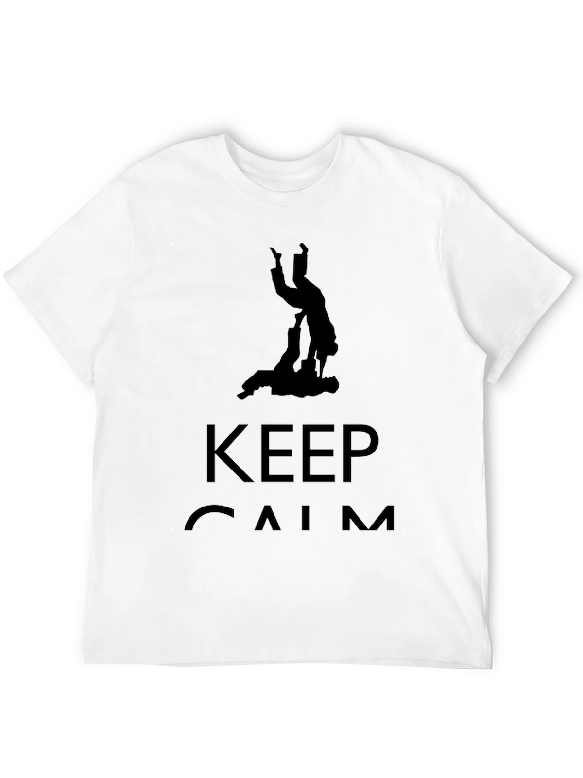 Keep Calm T-Shirt: Judo Silhouette Graphic Tee