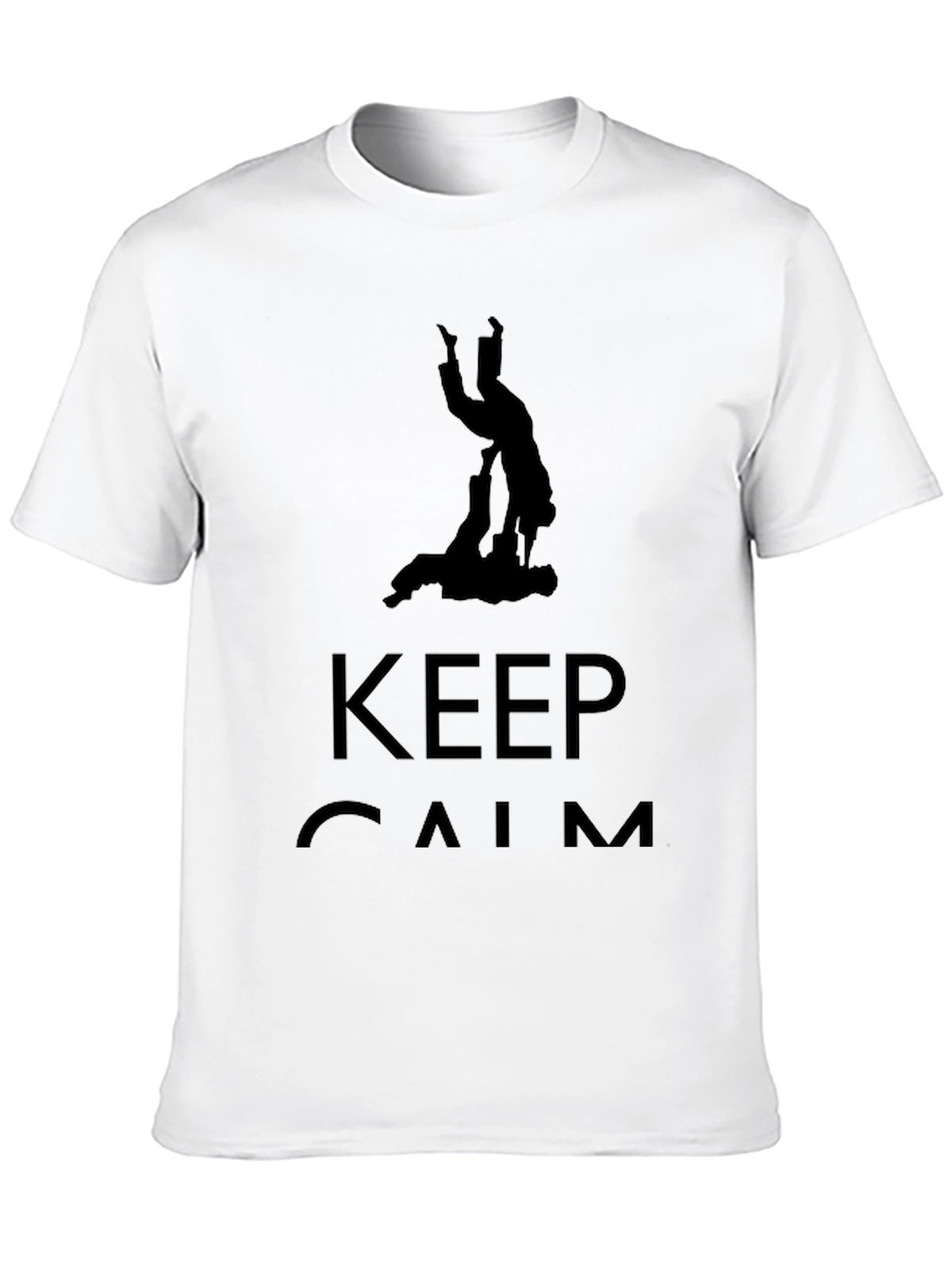 Keep Calm T-Shirt: Judo Silhouette Graphic Tee