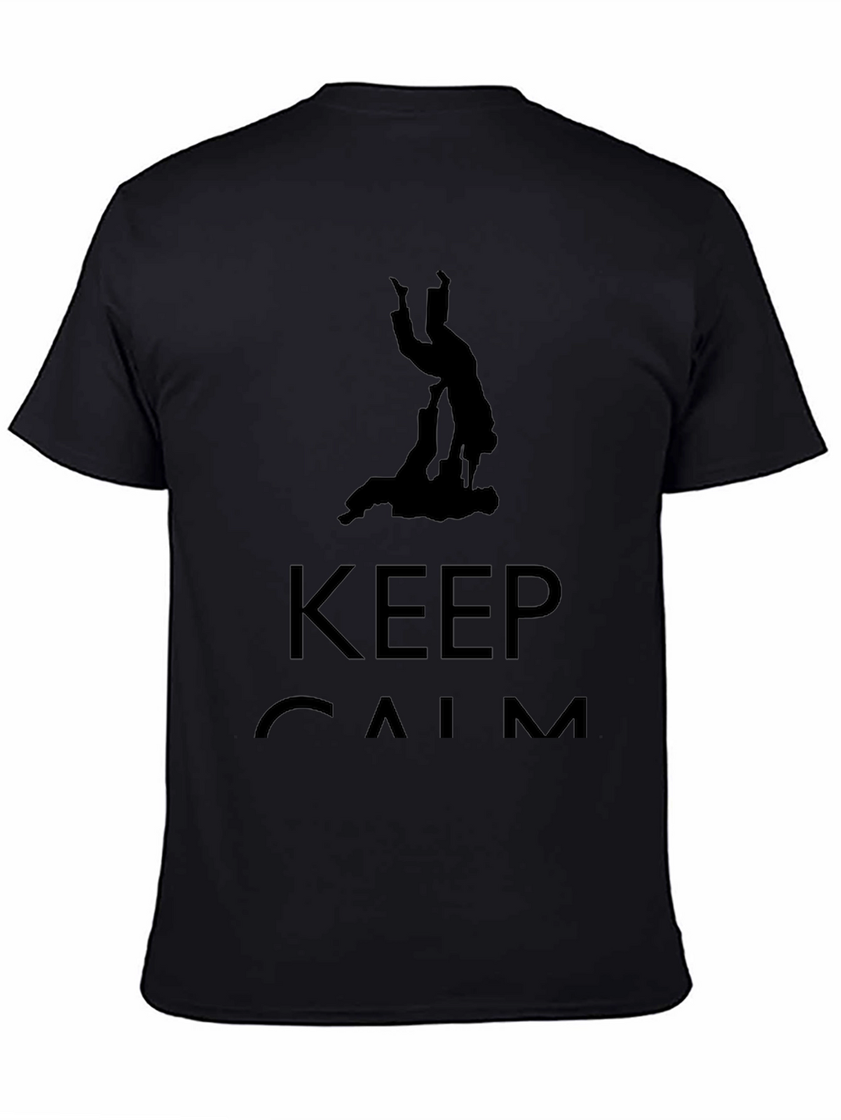 Keep Calm T-Shirt: Judo Silhouette Graphic Tee