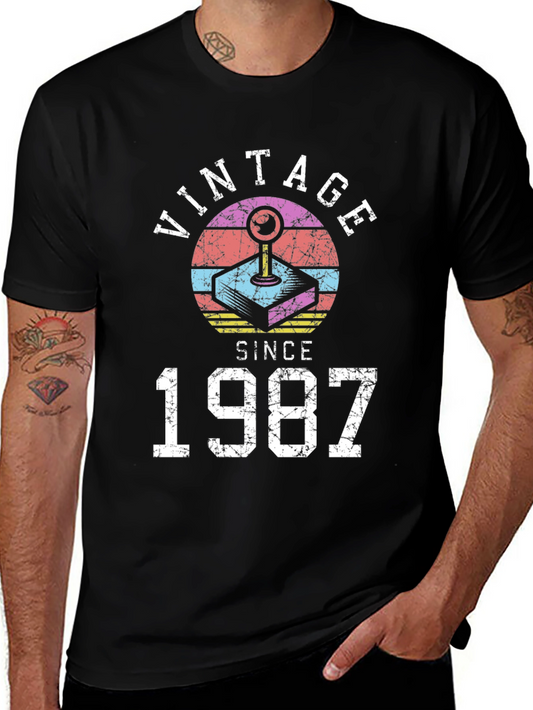 Vintage Since 1987 Retro Gaming T-Shirt