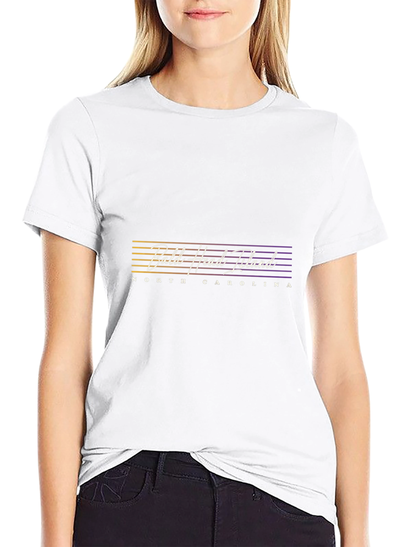 Bald Head Island NC Retro Graphic Tee