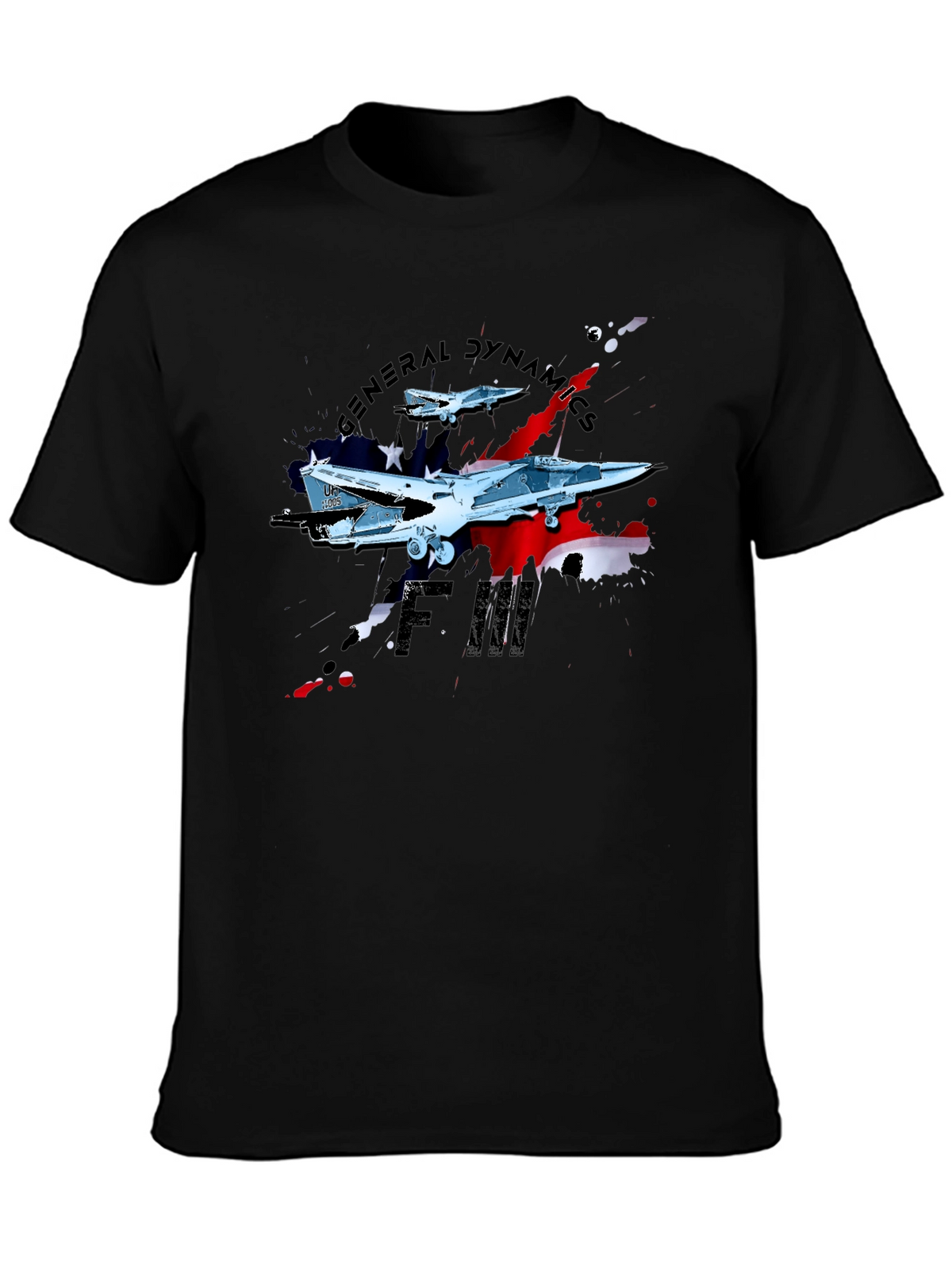 F-111 Aardvark Retro Jet Fighter T-Shirt