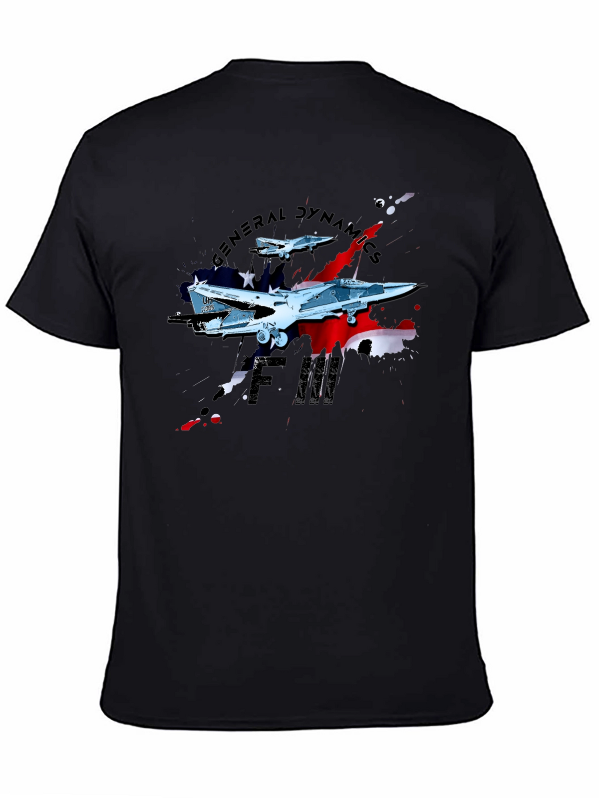 F-111 Aardvark Retro Jet Fighter T-Shirt
