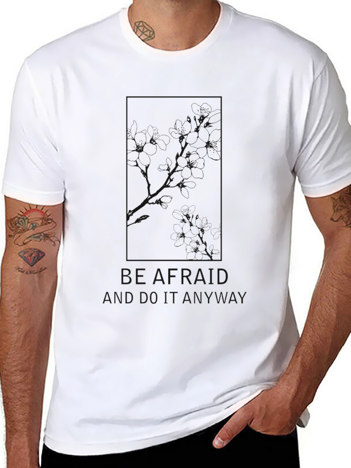 Statement Black Graphic Tee