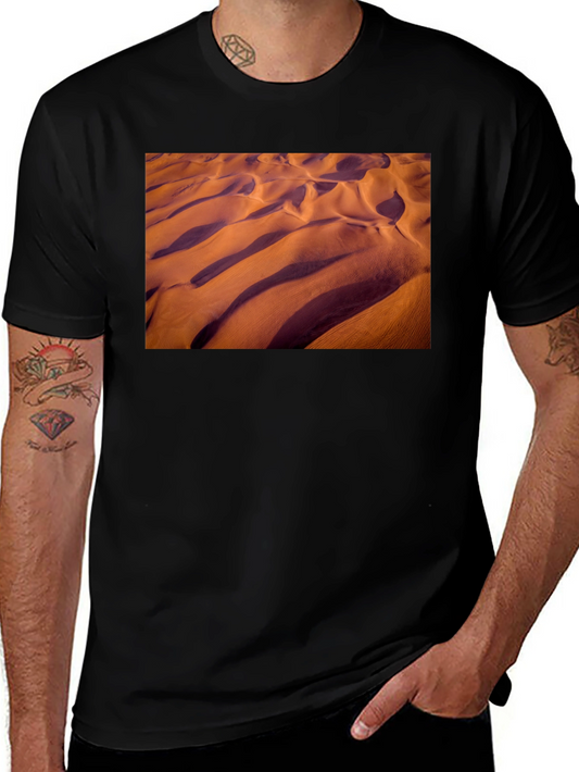 Desert Sands Graphic Tee - Stylish Black T-Shirt