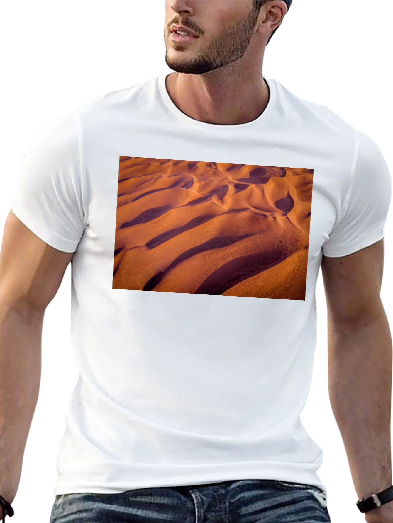 Desert Sands Graphic Tee - Stylish Black T-Shirt