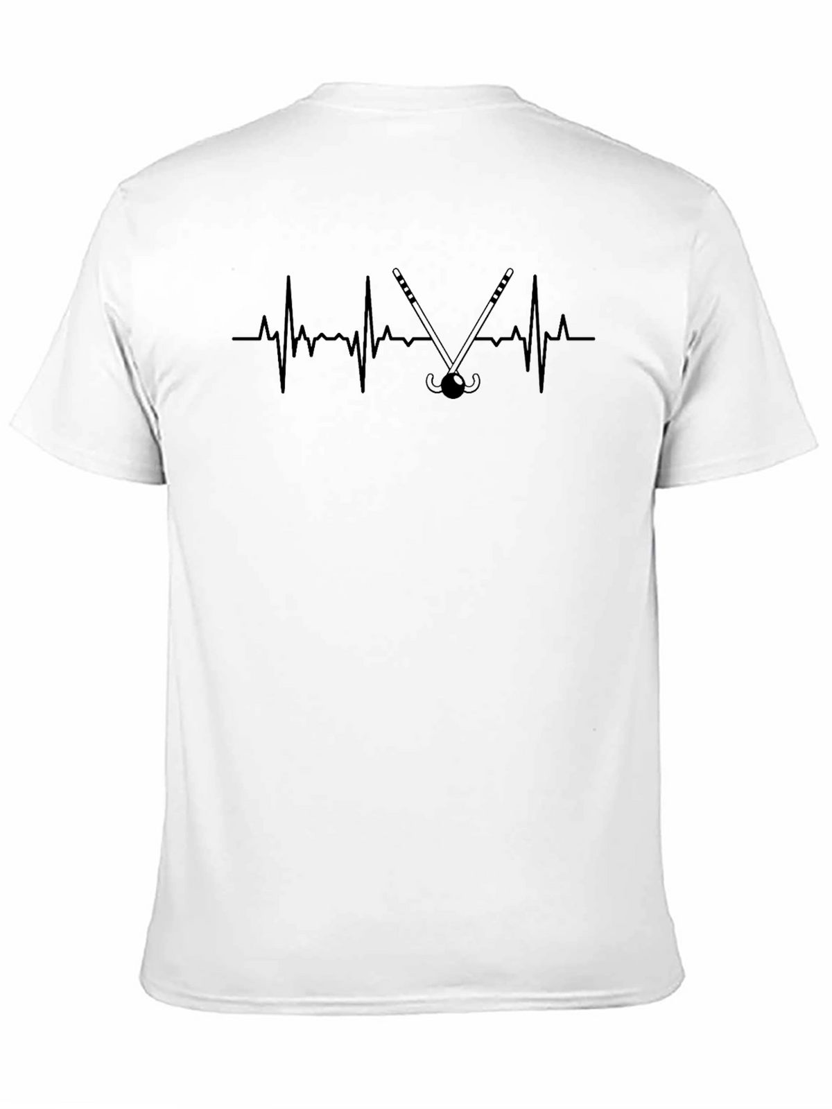 Hockey Heartbeat T-Shirt - Sporty Graphic Tee